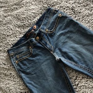 Rare, embroidered Seven7 Boot cut jeans